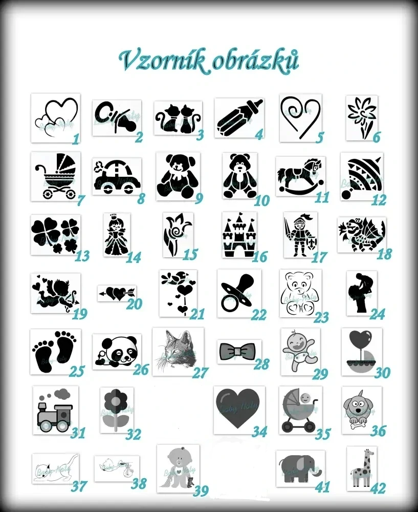 Set zajíčka a polštářku s údaji narození 